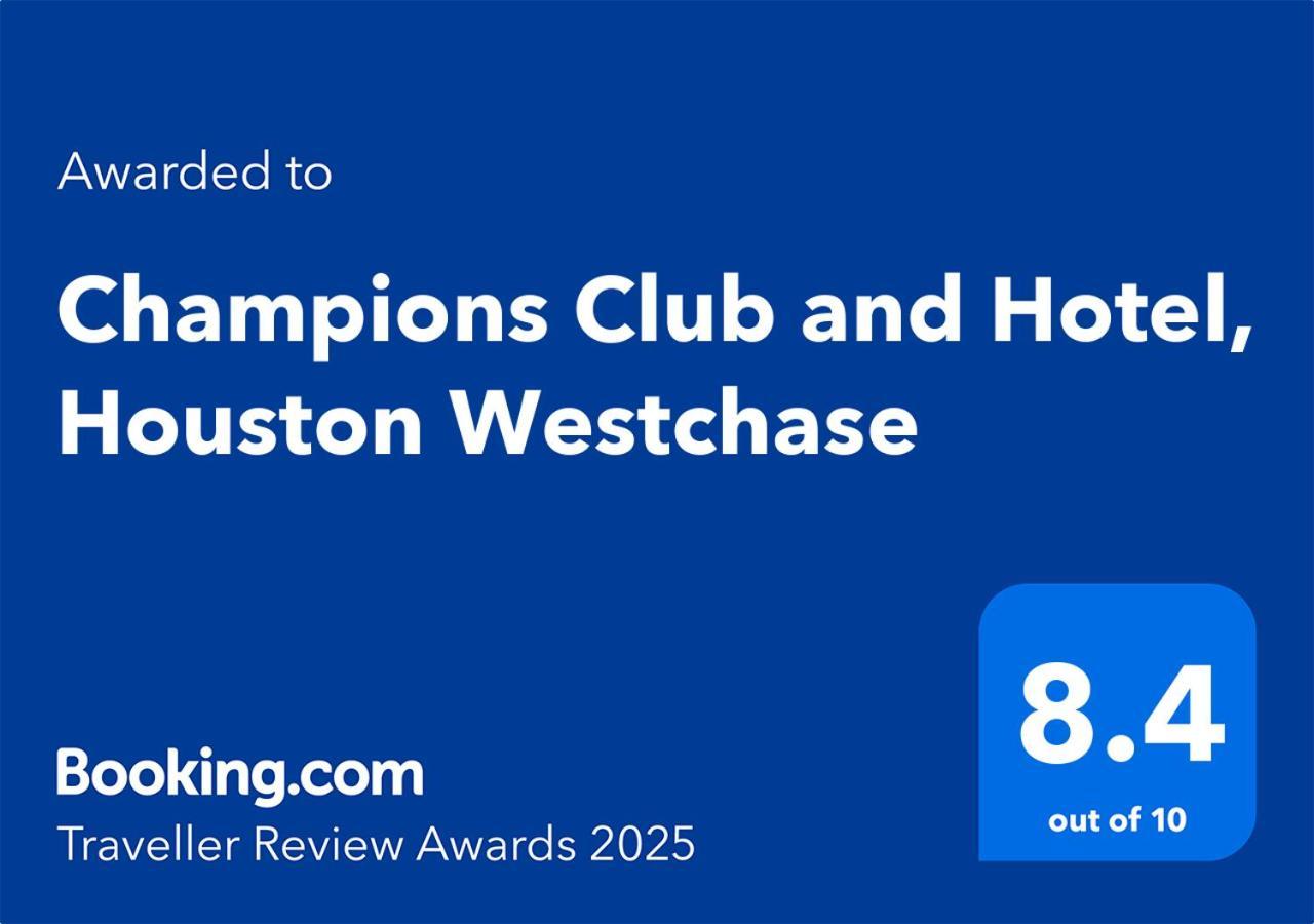 Champions Club And Hotel, Houston Westchase Eksteriør billede